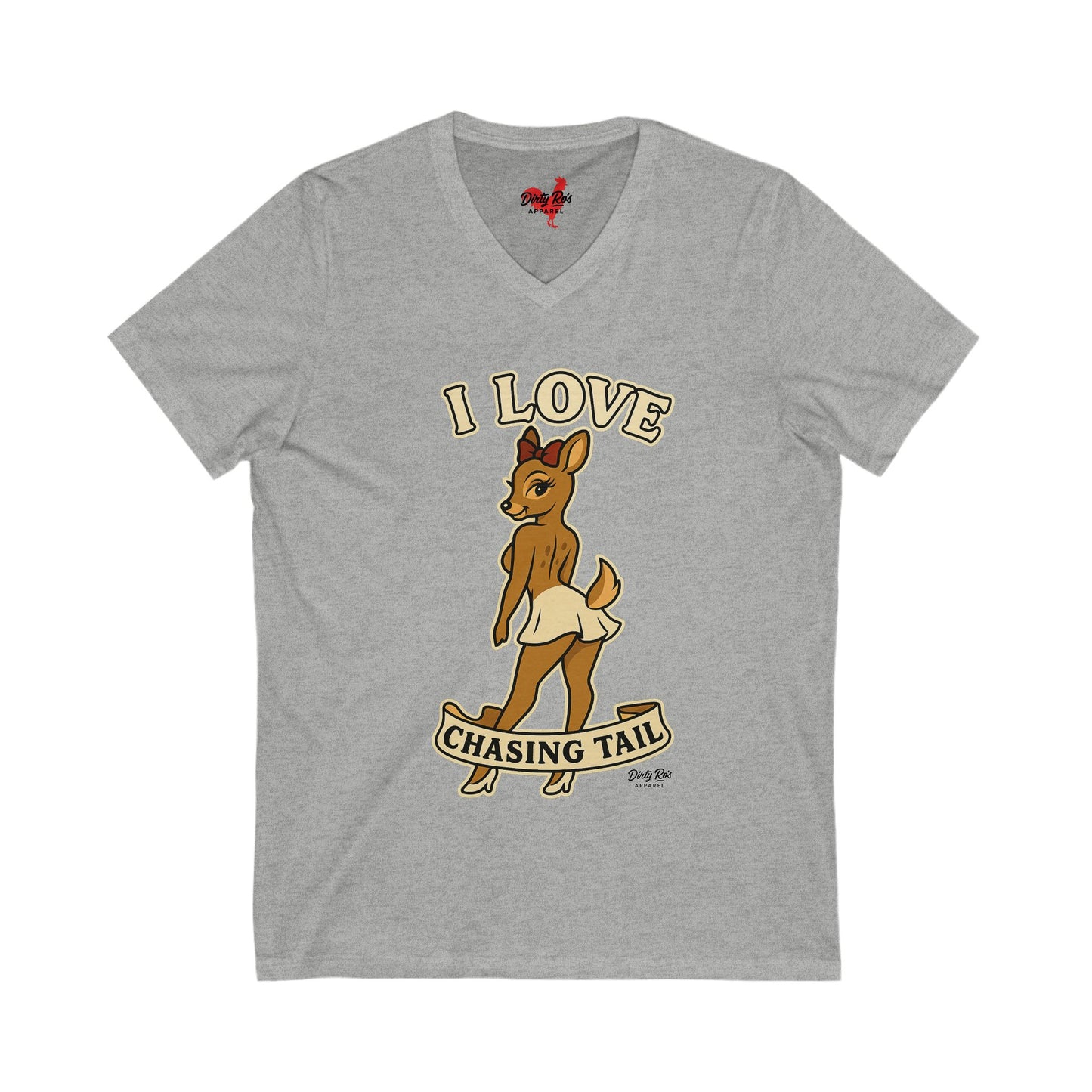 I Love Chasing Tail | V-Neck Tee