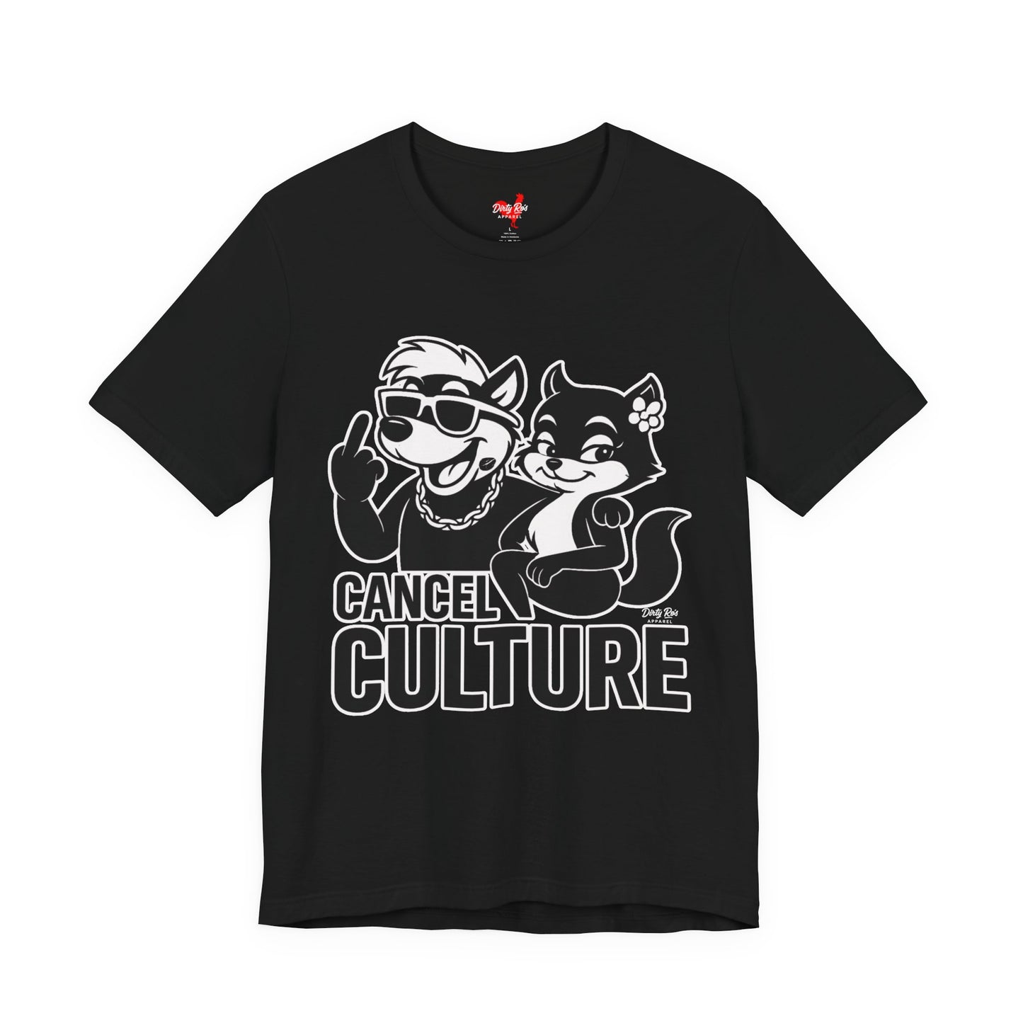 Offensive Cancel Culture T-Shirt – Middle Finger Graphic Humor Tee