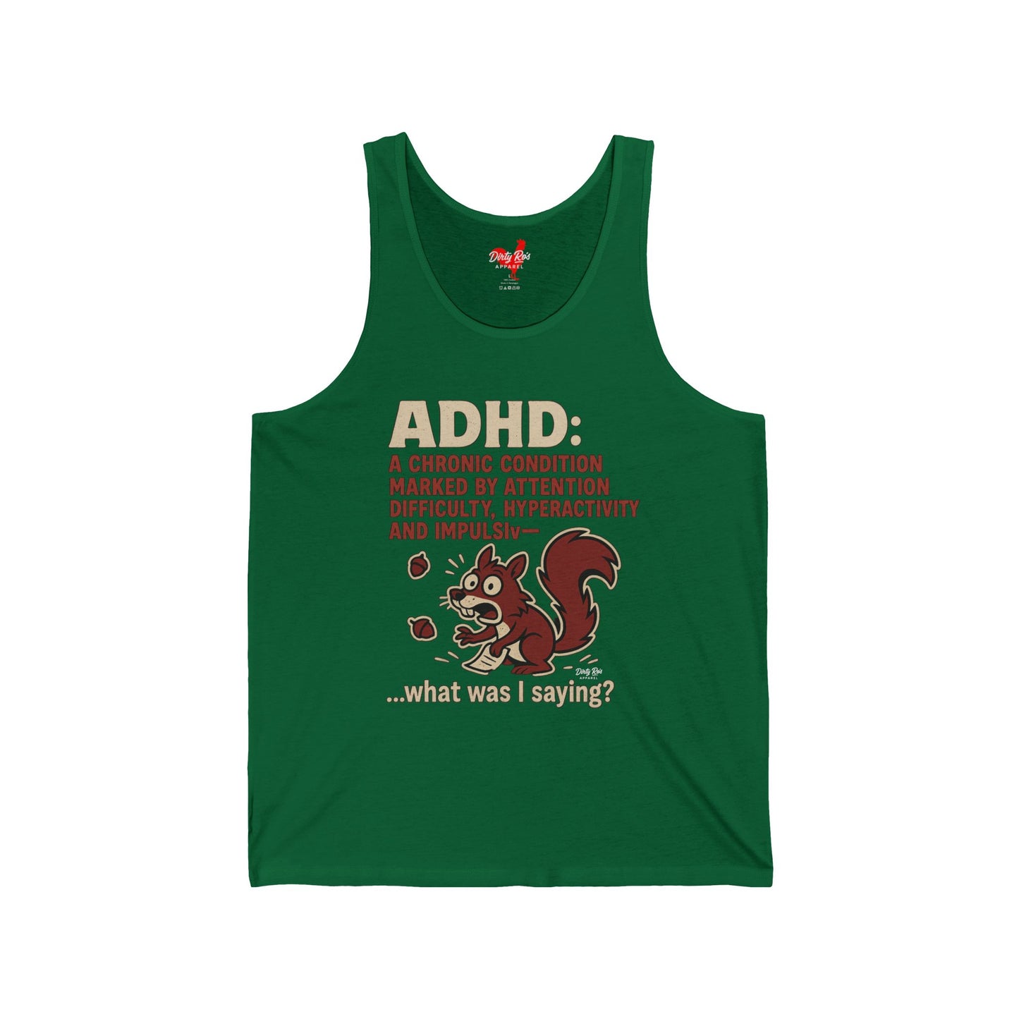 ADHD Squirrel Moment | Tank Top