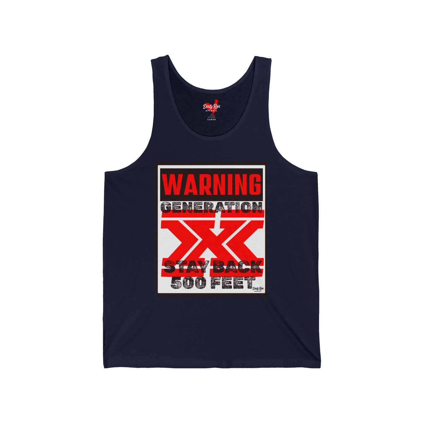 WARNING: Gen X – Stay Back 500 Feet | Tank Top