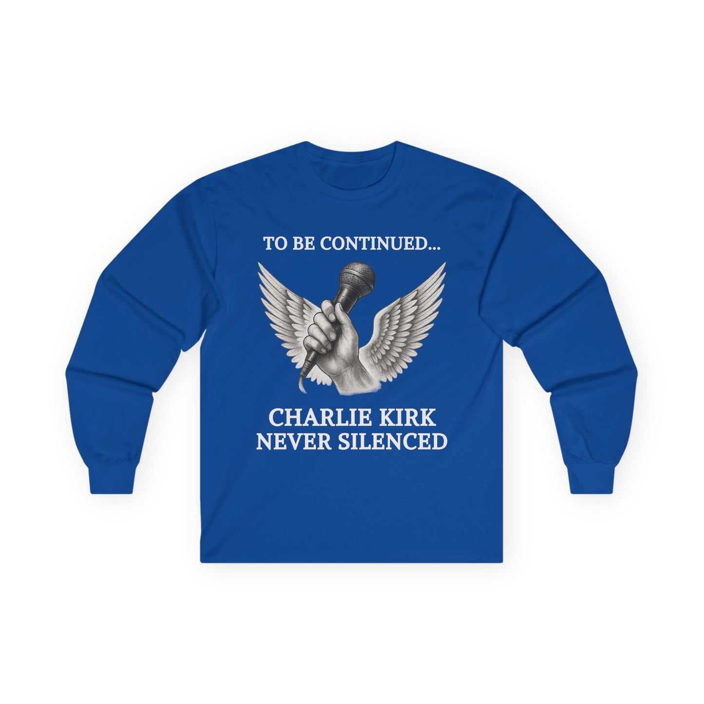 Never Silenced – Charlie Kirk Legacy | Long Sleeve Tee