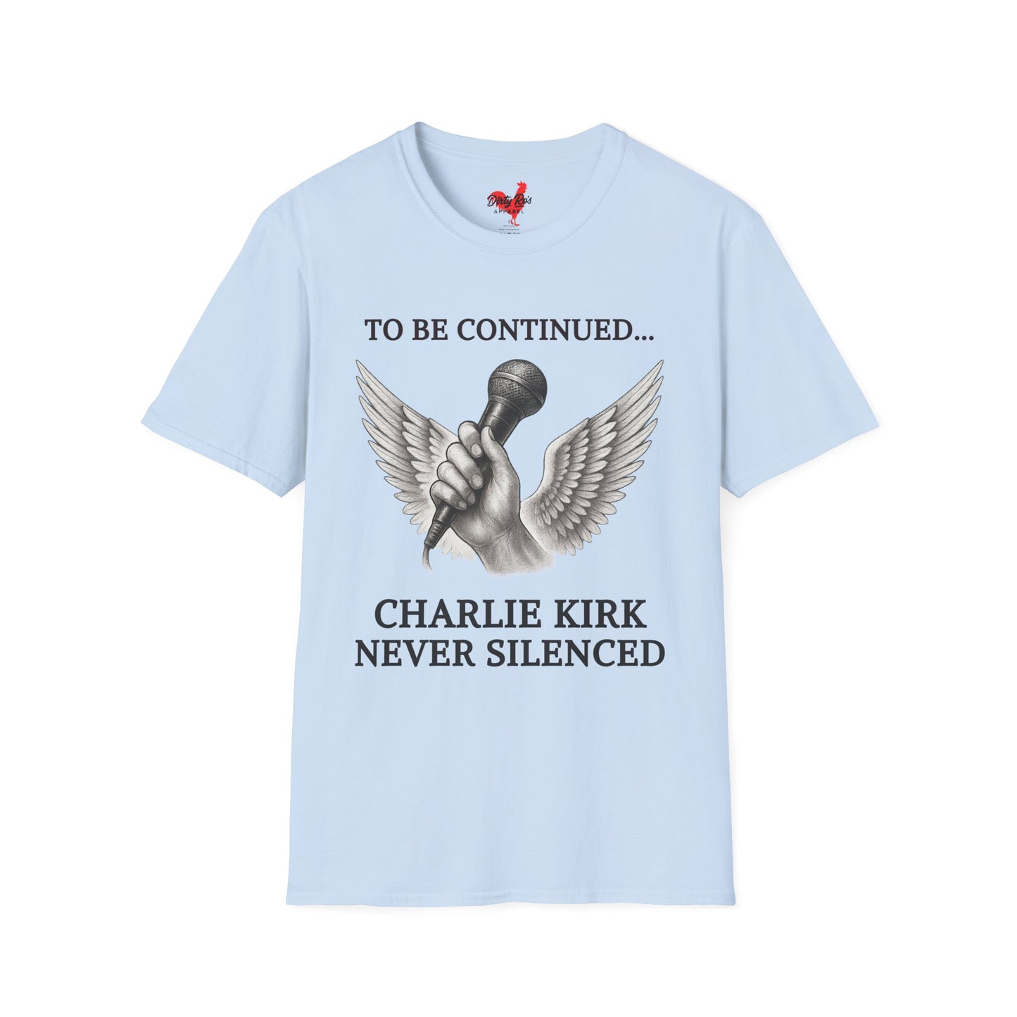 Never Silenced – Charlie Kirk Legacy | Soft AF Tee