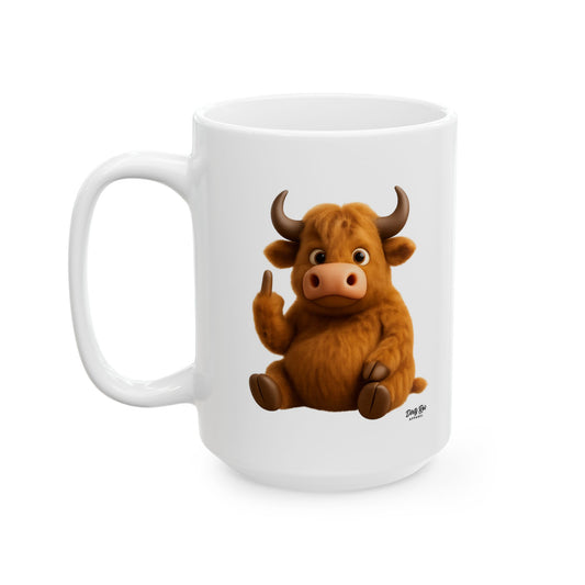 Fuzzy Cow FU | Coffee Mug