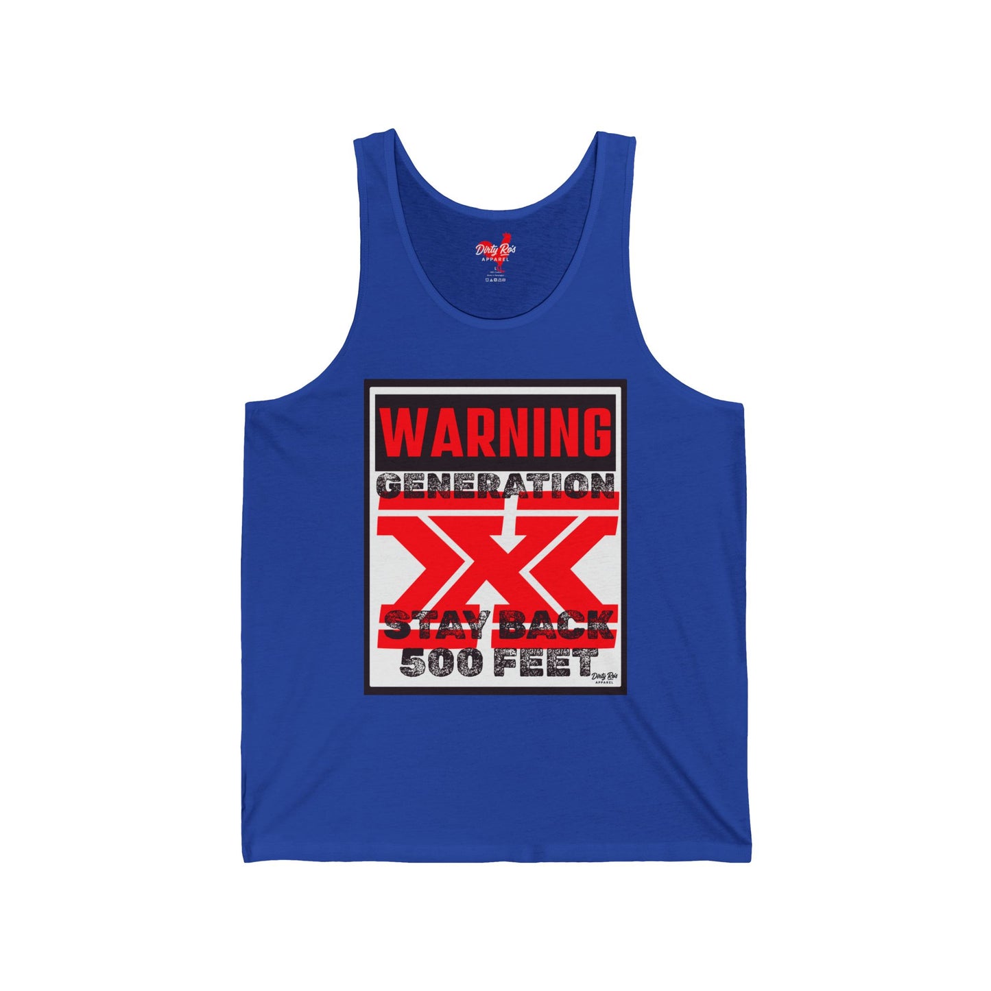 WARNING: Gen X – Stay Back 500 Feet | Tank Top