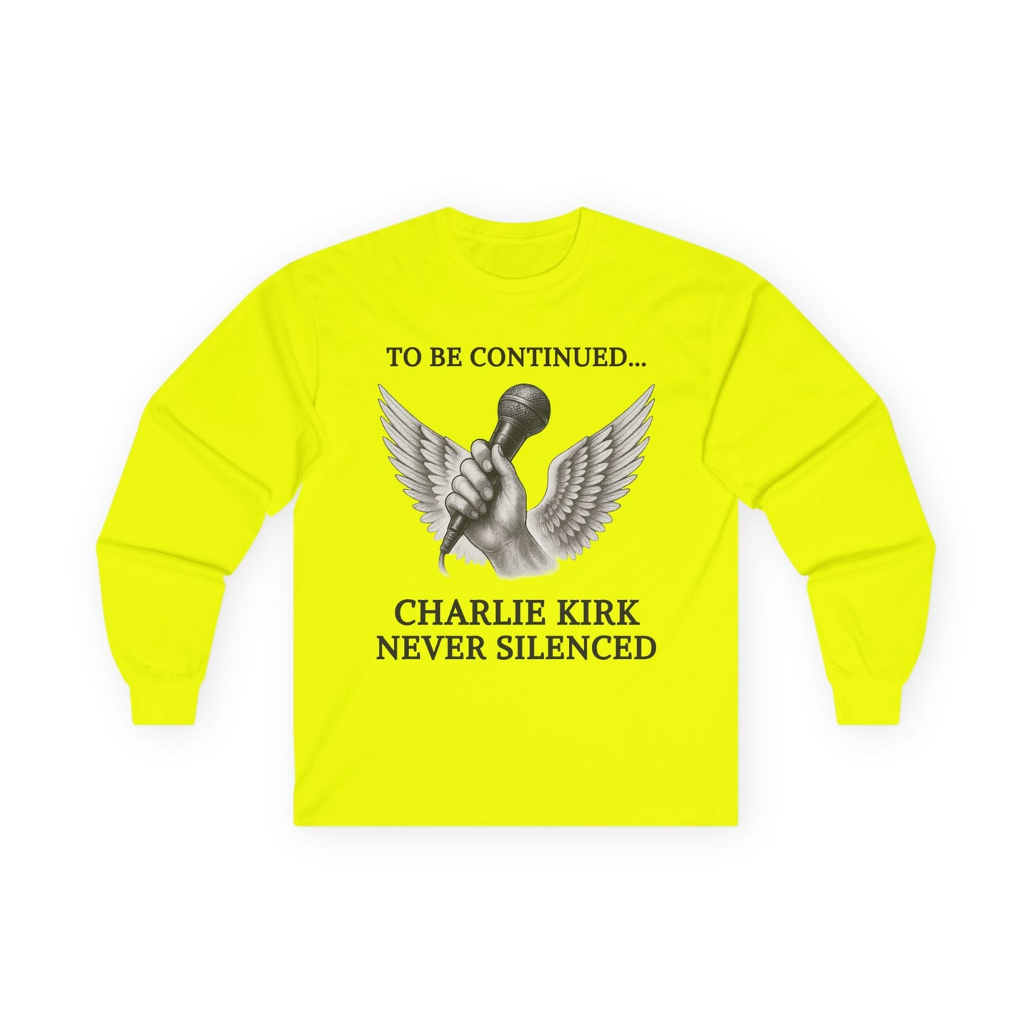 Never Silenced – Charlie Kirk Legacy | Long Sleeve Tee