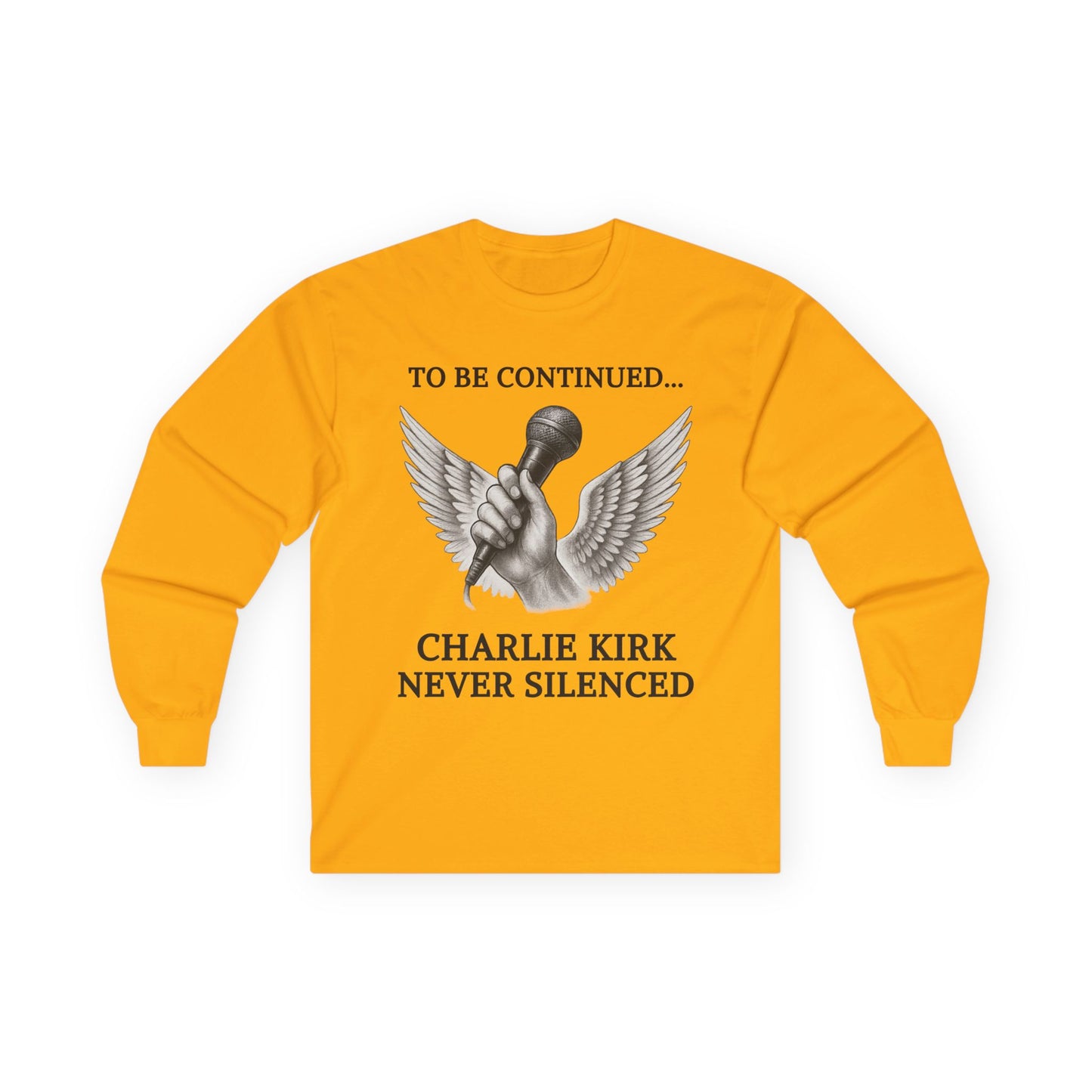 Never Silenced – Charlie Kirk Legacy | Long Sleeve Tee