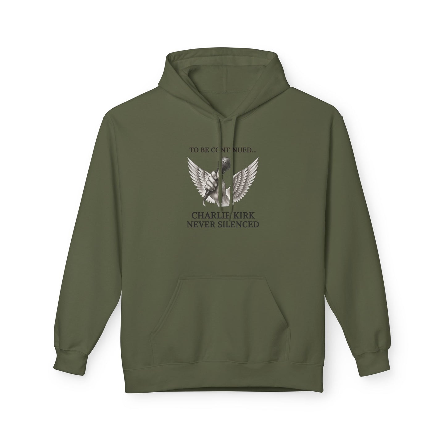 Never Silenced – Charlie Kirk Legacy | Everyday Hoodie