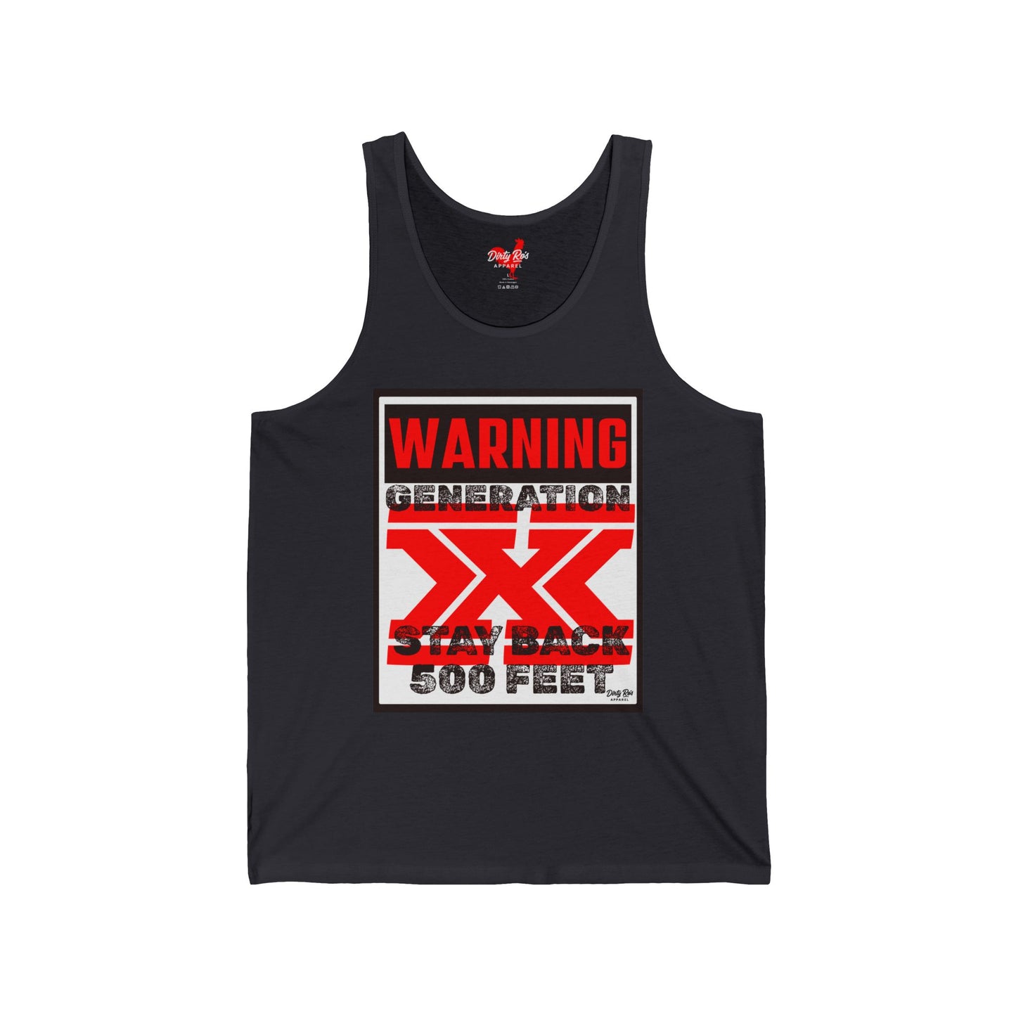 WARNING: Gen X – Stay Back 500 Feet | Tank Top