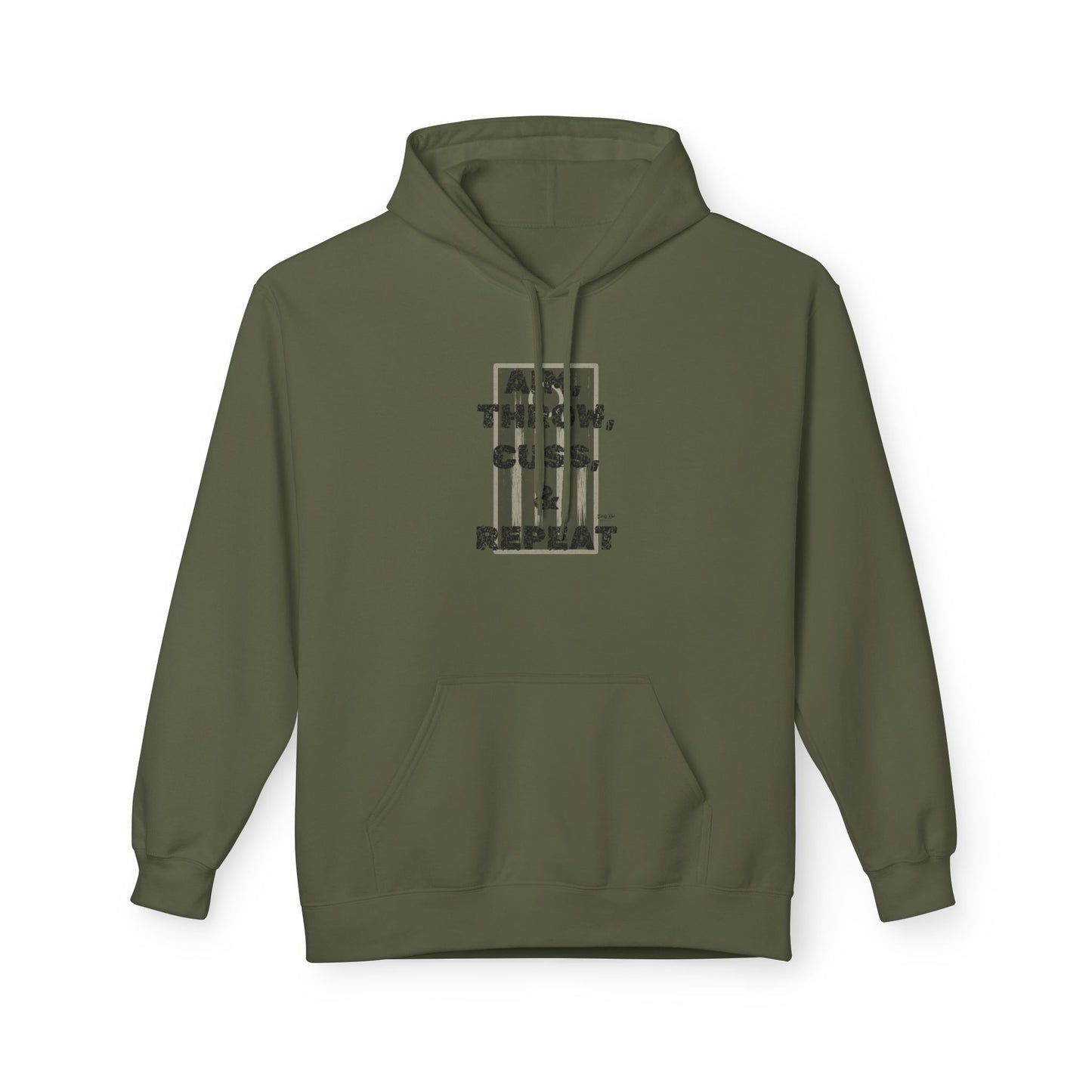 Aim, Throw, Cuss, Repeat Cornhole | Everyday Hoodie