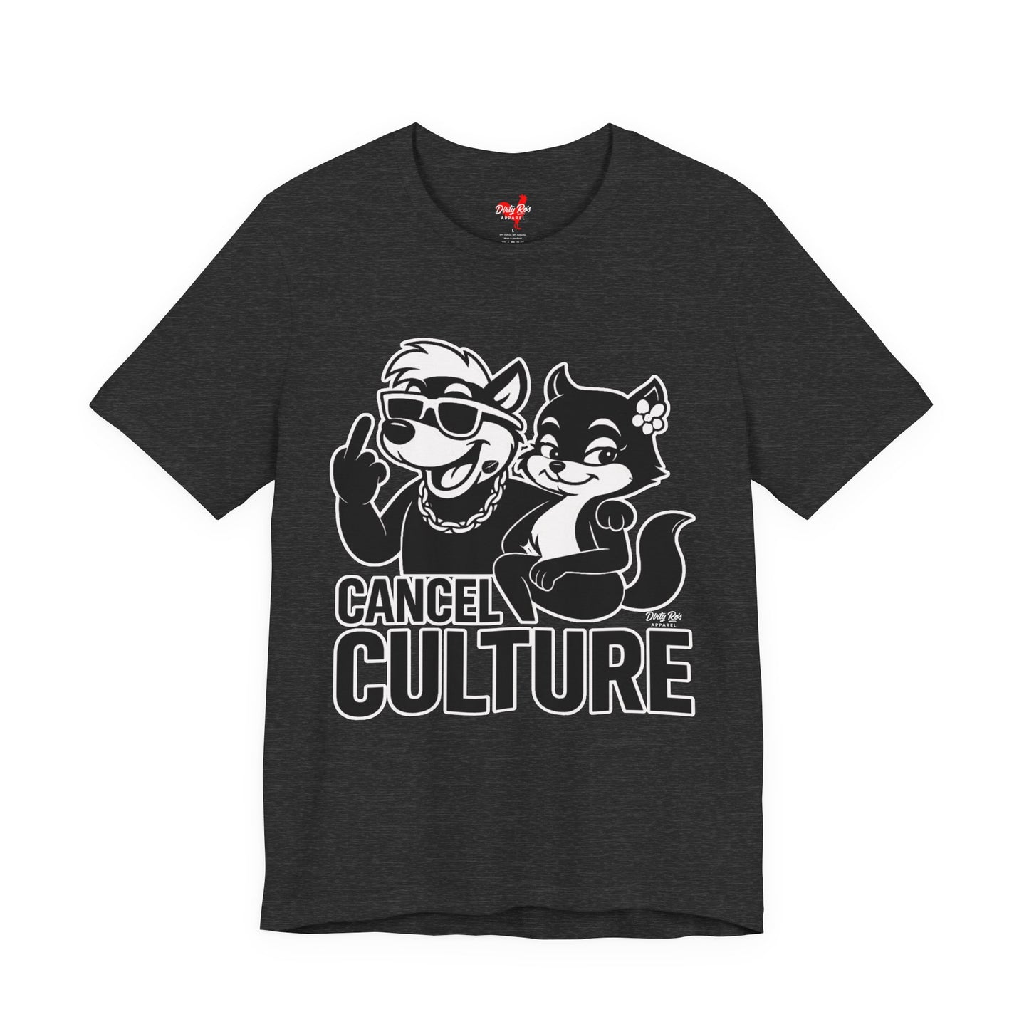 Offensive Cancel Culture T-Shirt – Middle Finger Graphic Humor Tee