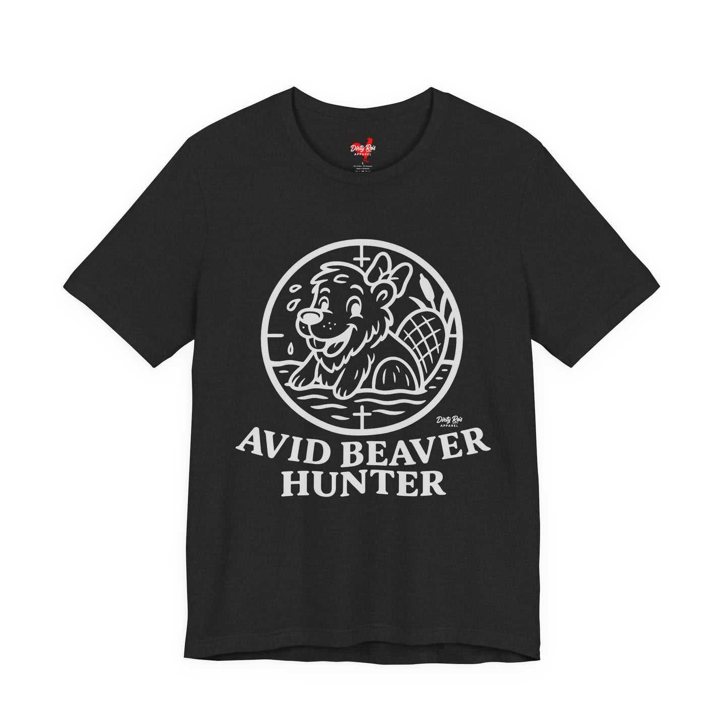Funny Avid Beaver Hunter T-Shirt – Adult Humor Outdoor Tee