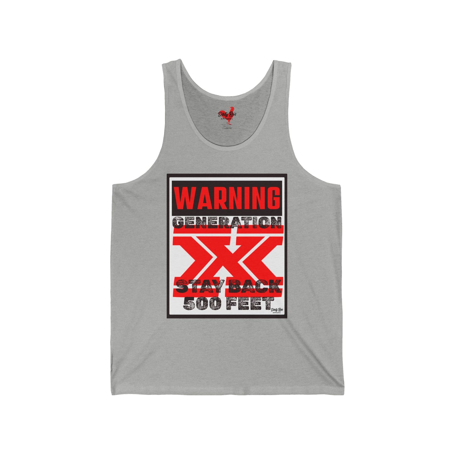 WARNING: Gen X – Stay Back 500 Feet | Tank Top