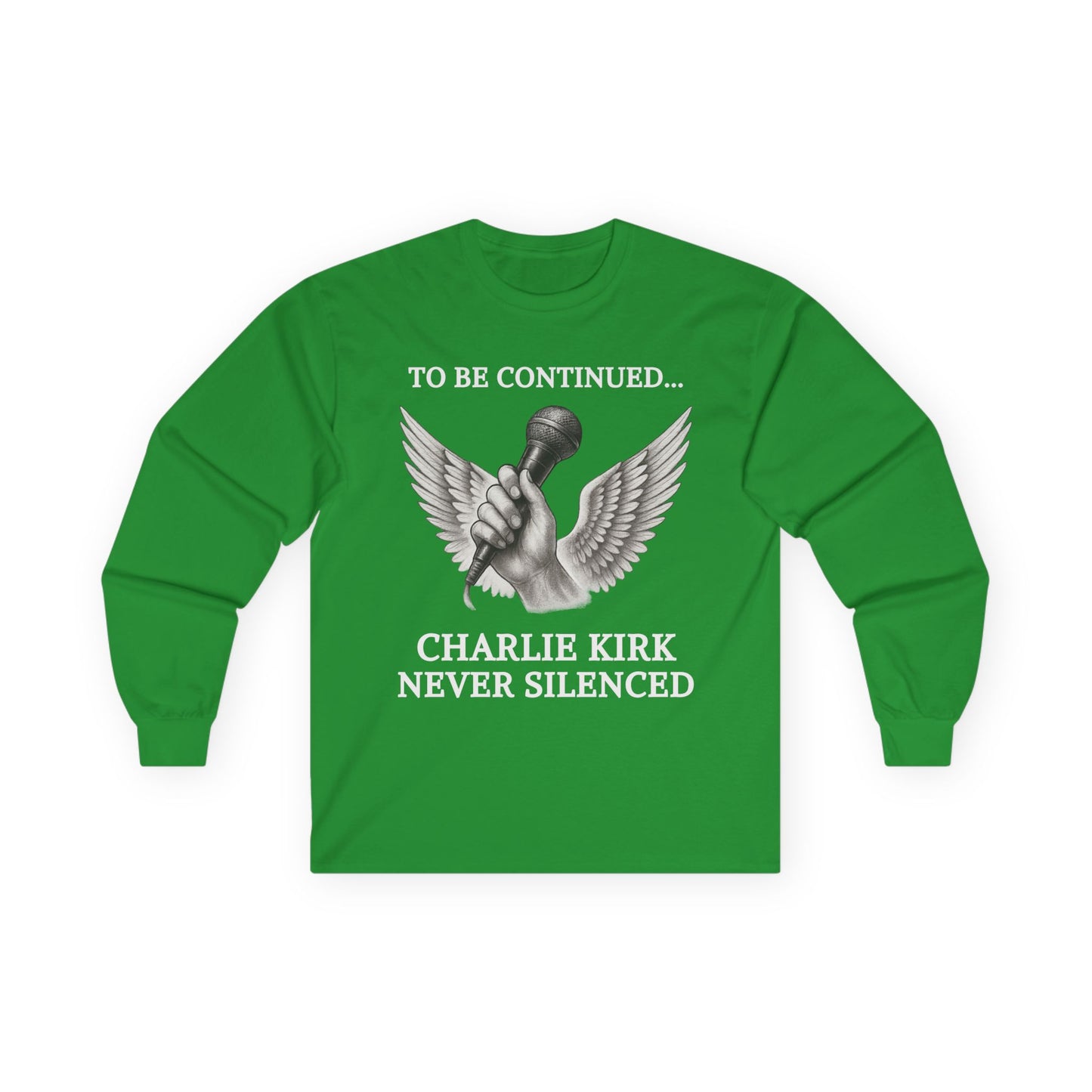 Never Silenced – Charlie Kirk Legacy | Long Sleeve Tee
