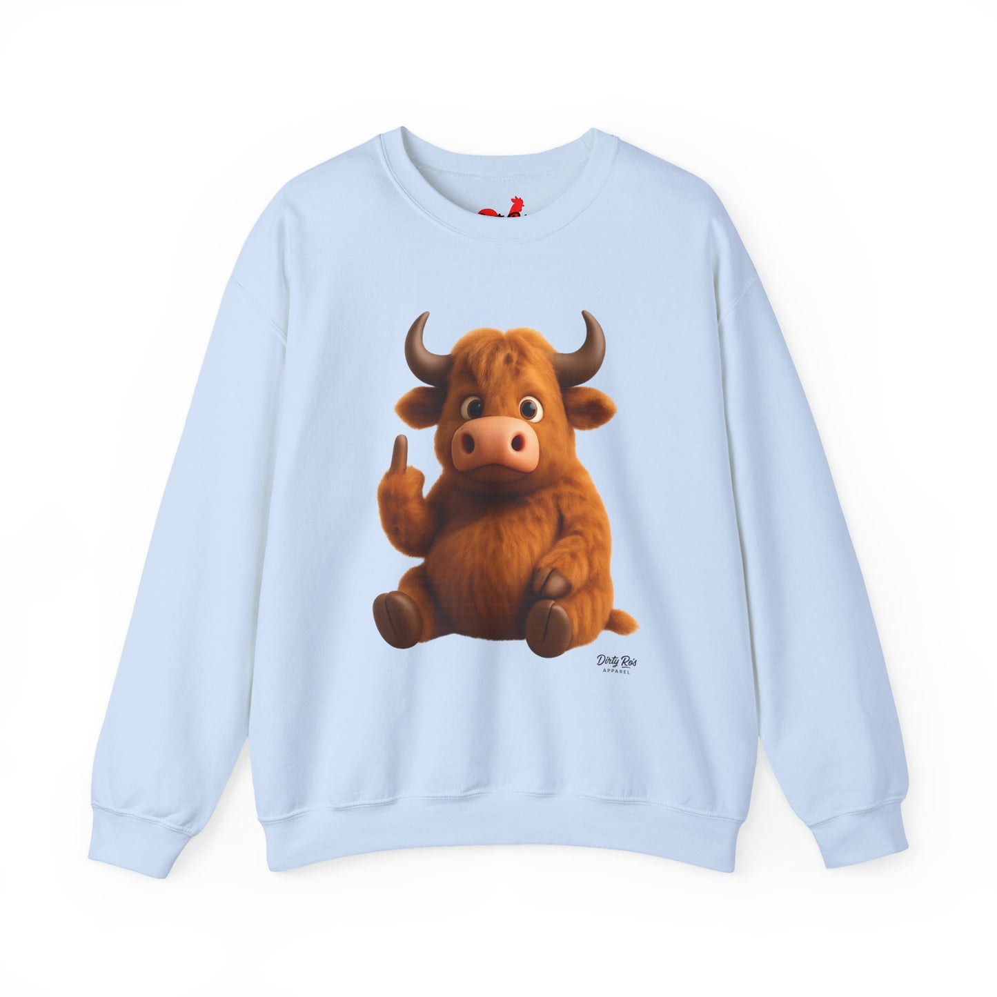 Fuzzy Cow FU | Crewneck Sweatshirt