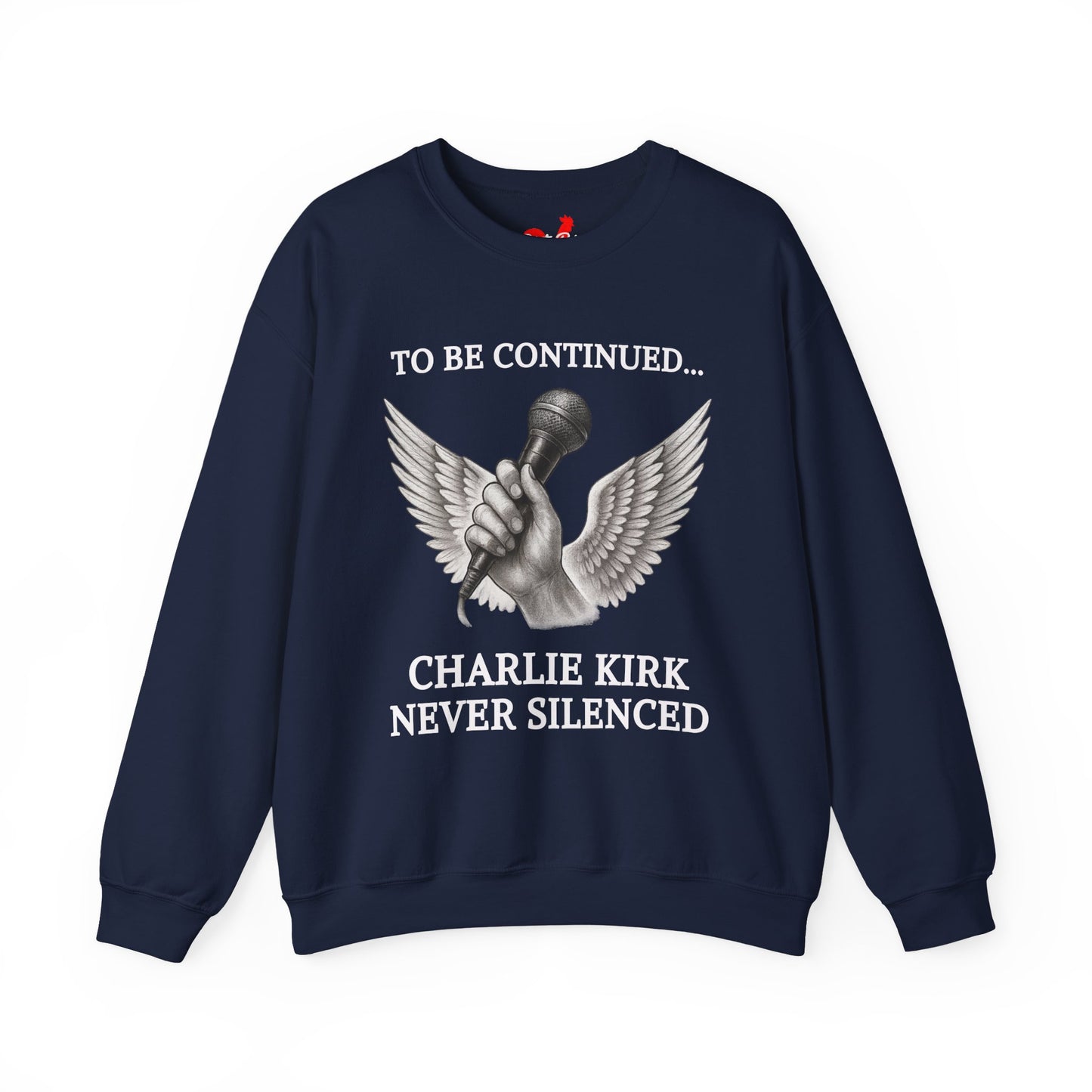 Never Silenced – Charlie Kirk Legacy | Crewneck Sweatshirt