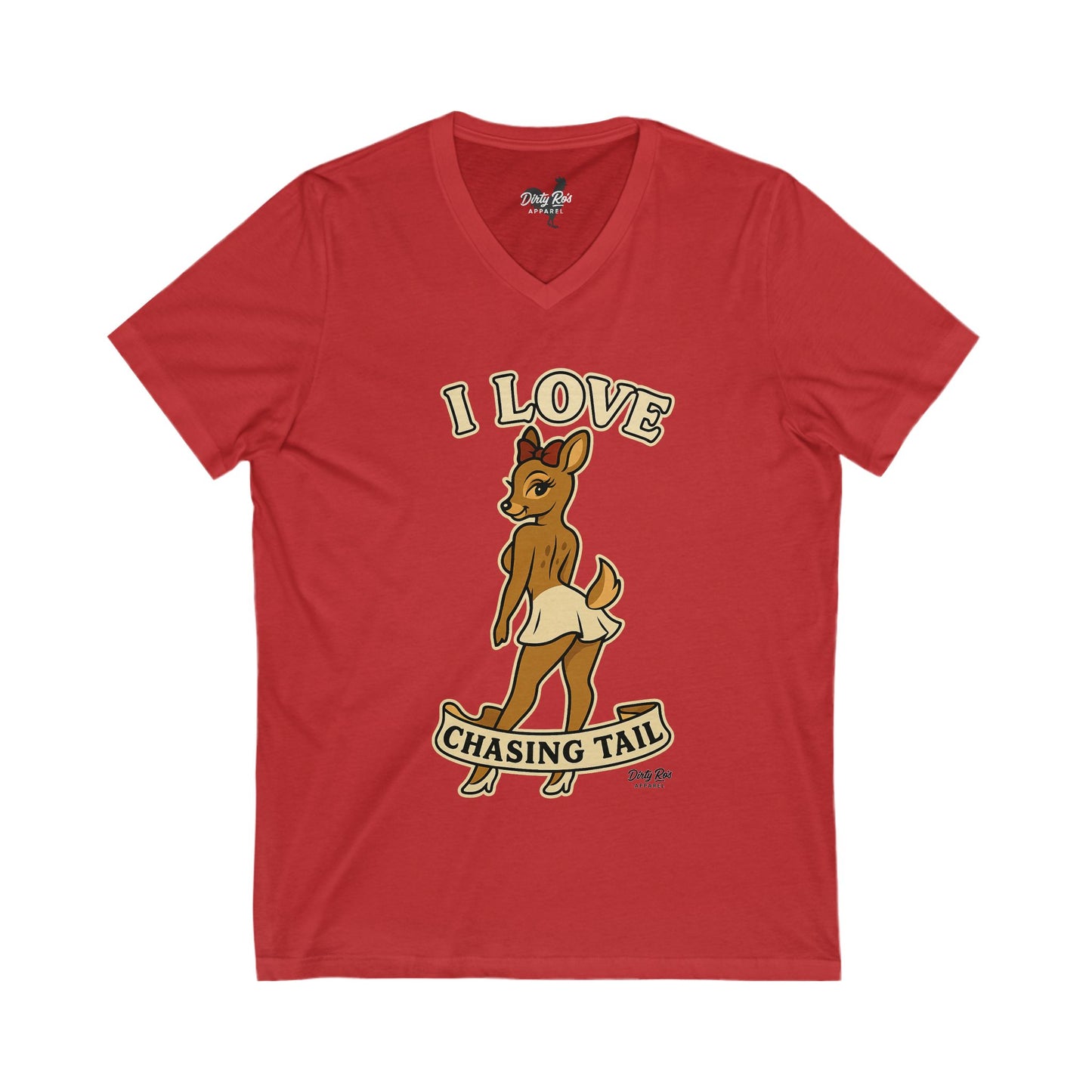 I Love Chasing Tail | V-Neck Tee