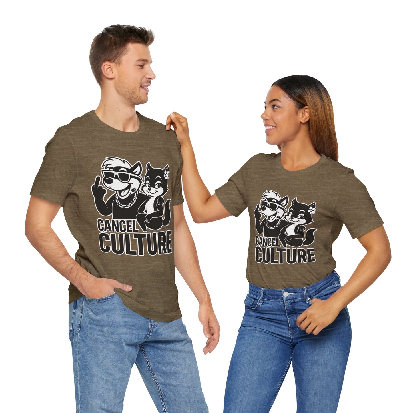 Offensive Cancel Culture T-Shirt – Middle Finger Graphic Humor Tee