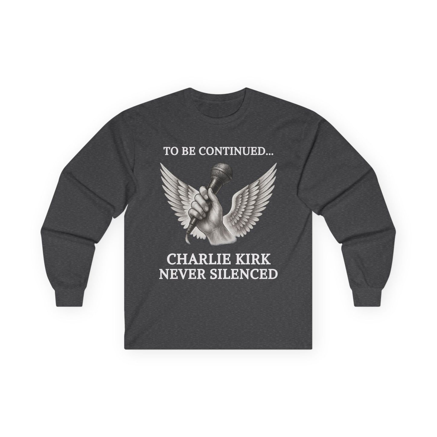 Never Silenced – Charlie Kirk Legacy | Long Sleeve Tee