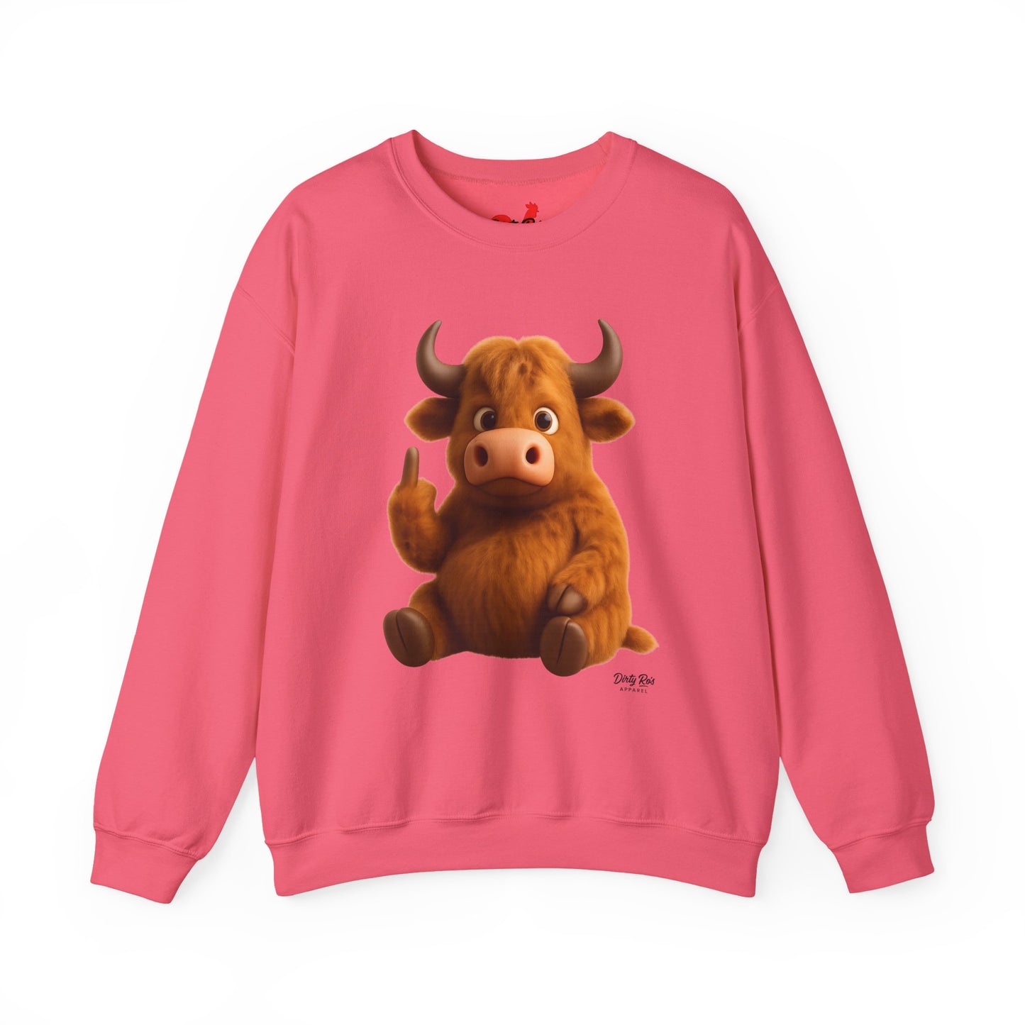Fuzzy Cow FU | Crewneck Sweatshirt