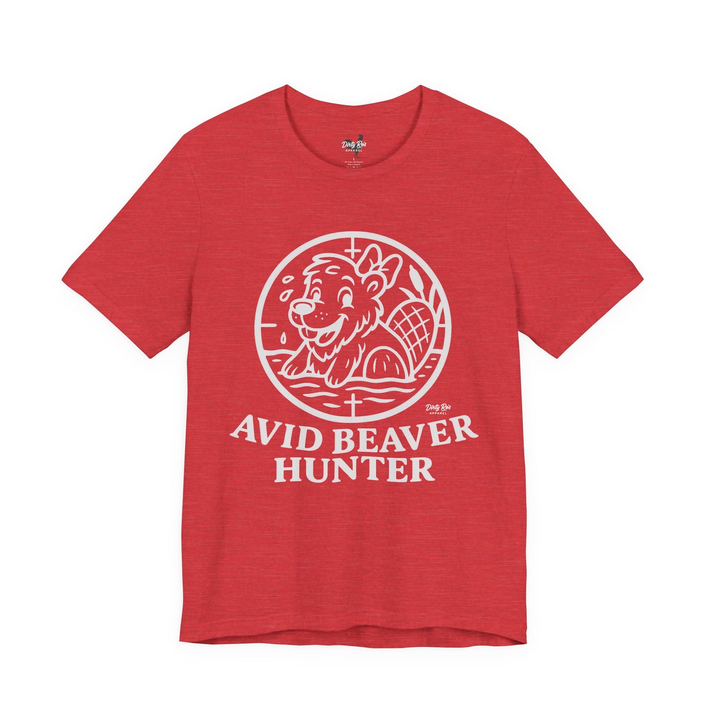 Funny Avid Beaver Hunter T-Shirt – Adult Humor Outdoor Tee