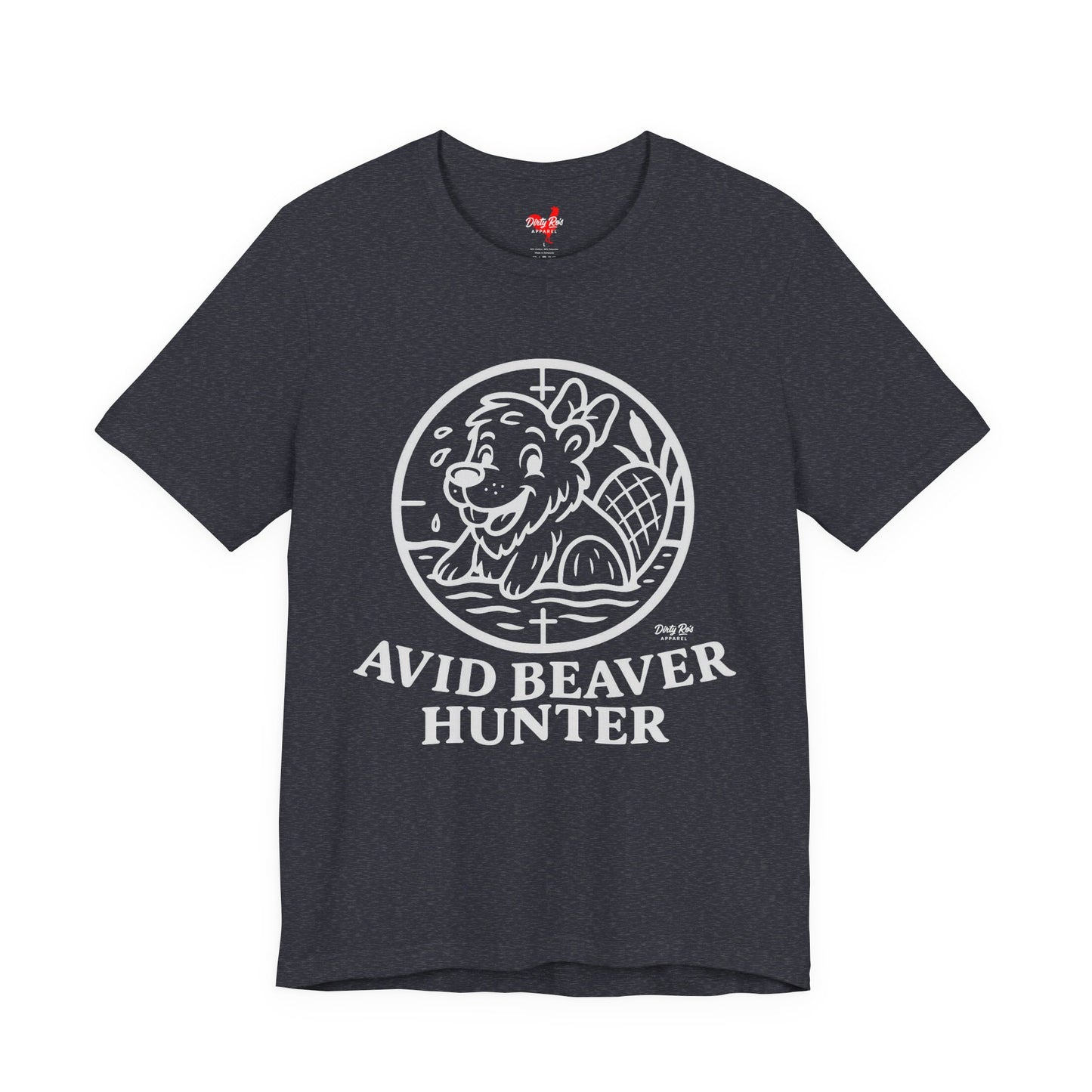 Funny Avid Beaver Hunter T-Shirt – Adult Humor Outdoor Tee