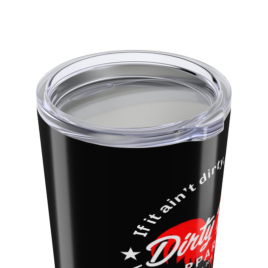 Dirty Ro’s Apparel Logo Tumbler – 20oz Stainless Steel Travel Mug, Insulated Drinkware, Outdoor Adventure Cup, Gift for Coffee Lovers