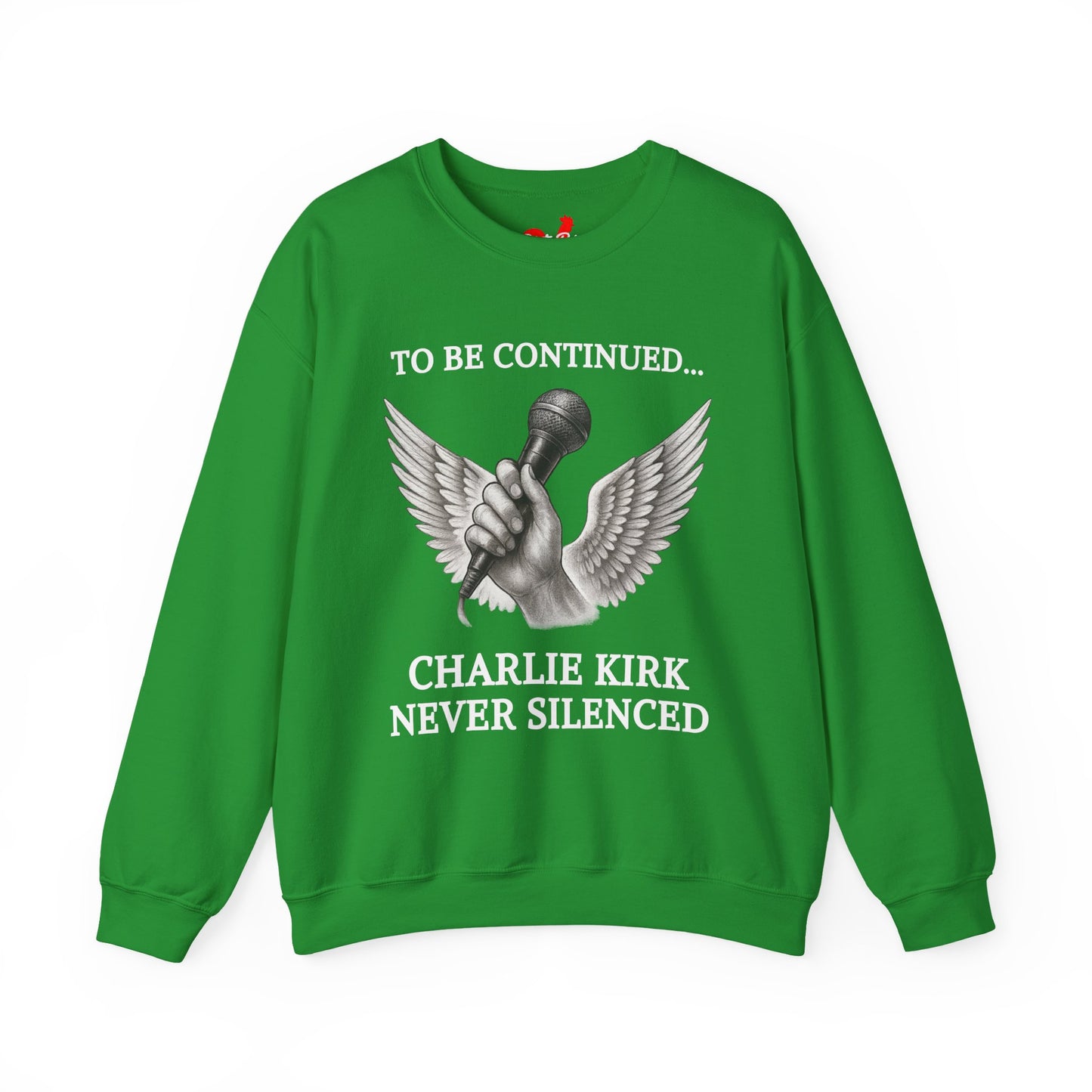 Never Silenced – Charlie Kirk Legacy | Crewneck Sweatshirt