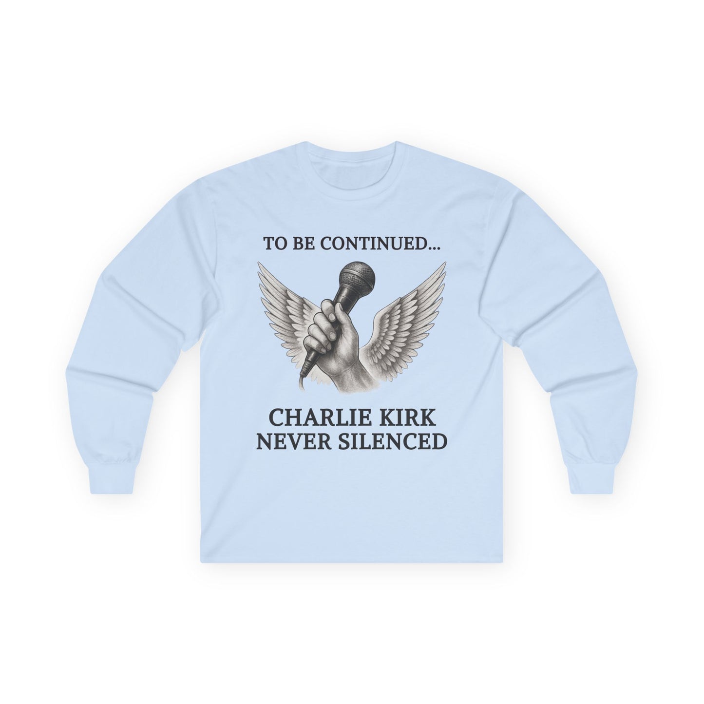 Never Silenced – Charlie Kirk Legacy | Long Sleeve Tee