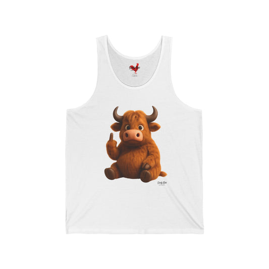 Fuzzy Cow FU | Tank Top