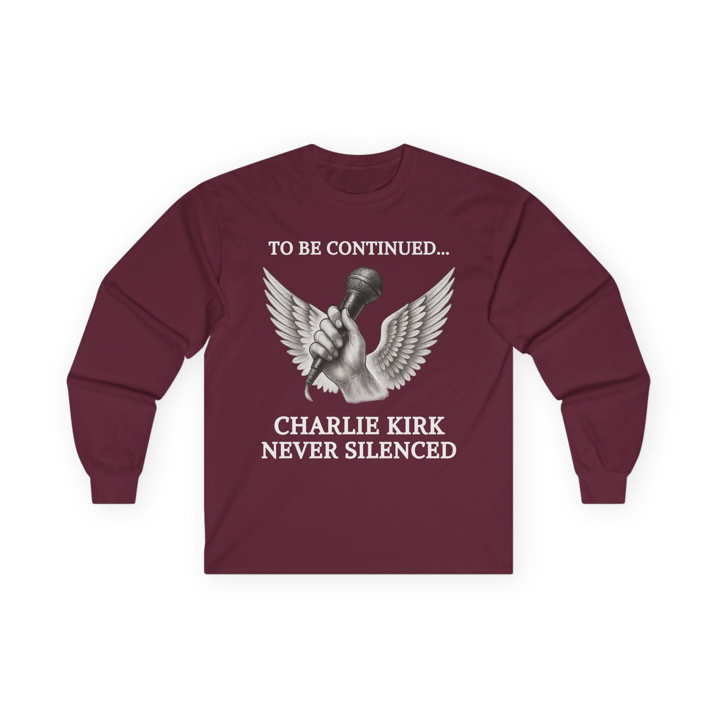 Never Silenced – Charlie Kirk Legacy | Long Sleeve Tee