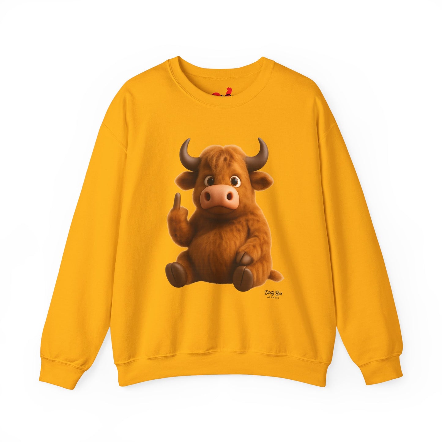 Fuzzy Cow FU | Crewneck Sweatshirt