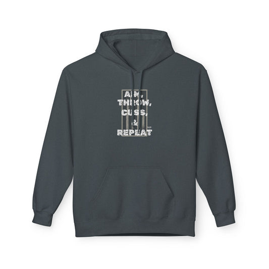 Aim, Throw, Cuss, Repeat Cornhole | Everyday Hoodie