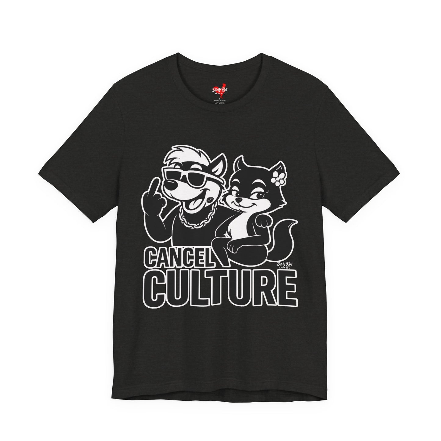 Offensive Cancel Culture T-Shirt – Middle Finger Graphic Humor Tee