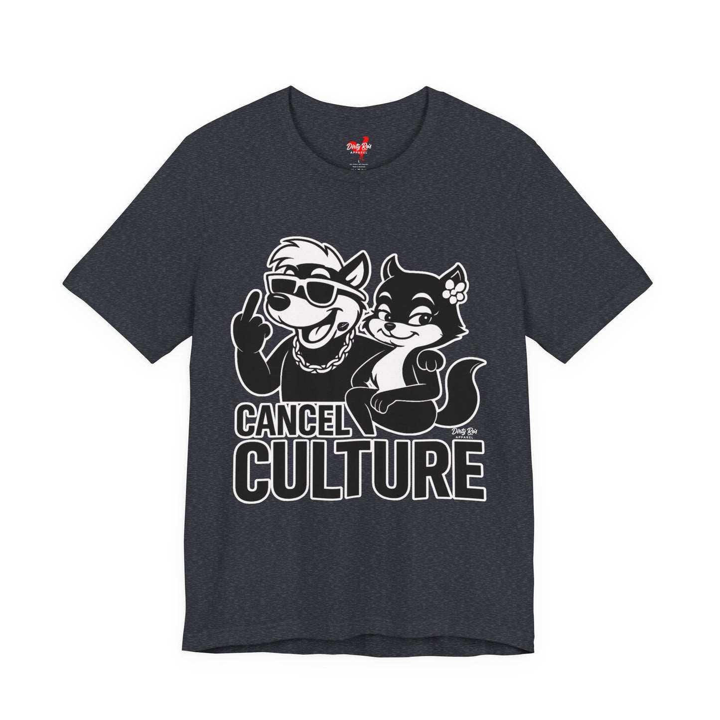 Offensive Cancel Culture T-Shirt – Middle Finger Graphic Humor Tee