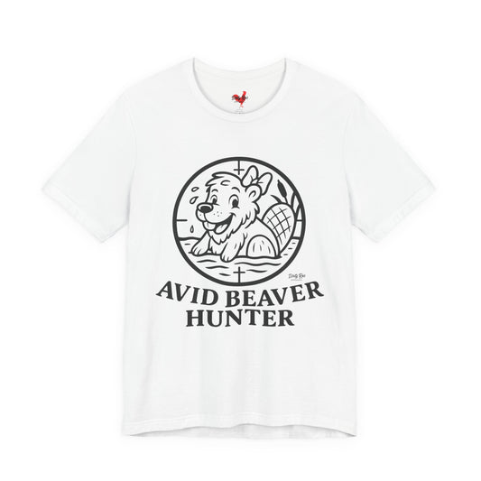 Funny Avid Beaver Hunter T-Shirt – Adult Humor Outdoor Tee