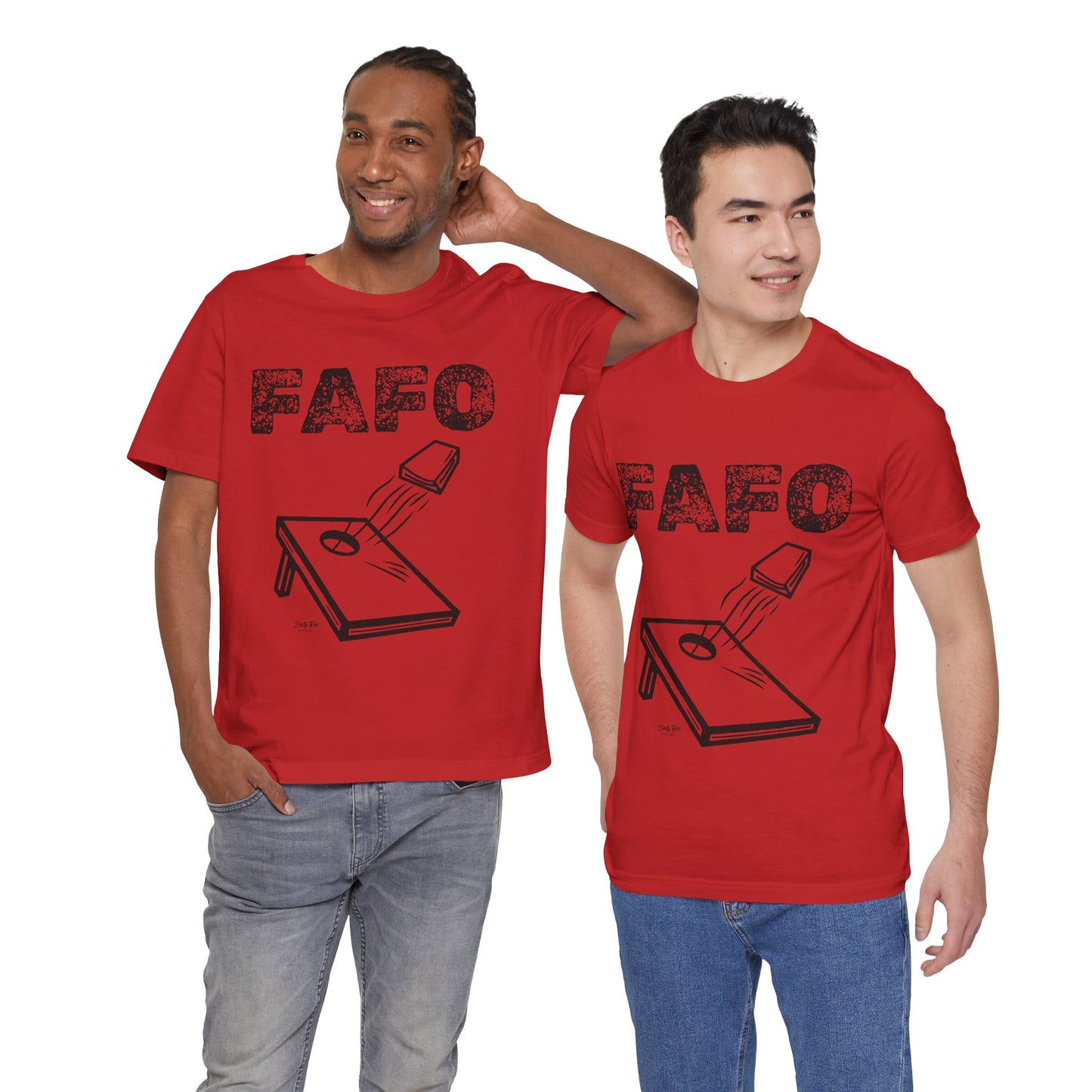 FAFO Cornhole Shirt – Funny Toss & Talk Shit Tee for Backyard Legends