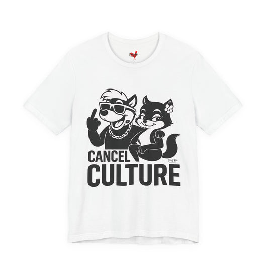 Offensive Cancel Culture T-Shirt – Middle Finger Graphic Humor Tee