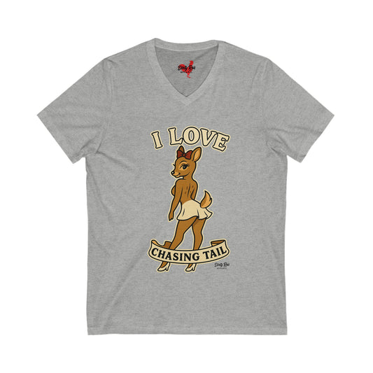 I Love Chasing Tail | V-Neck Tee