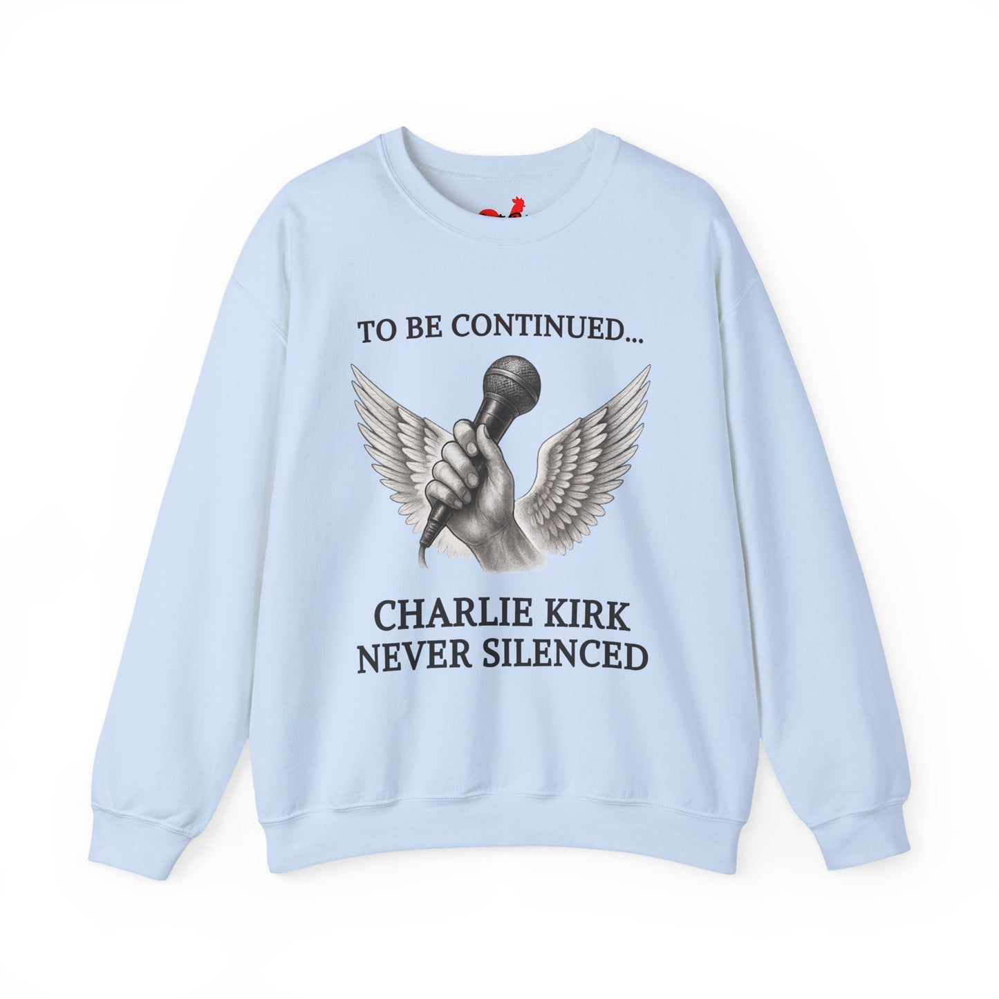 Never Silenced – Charlie Kirk Legacy | Crewneck Sweatshirt