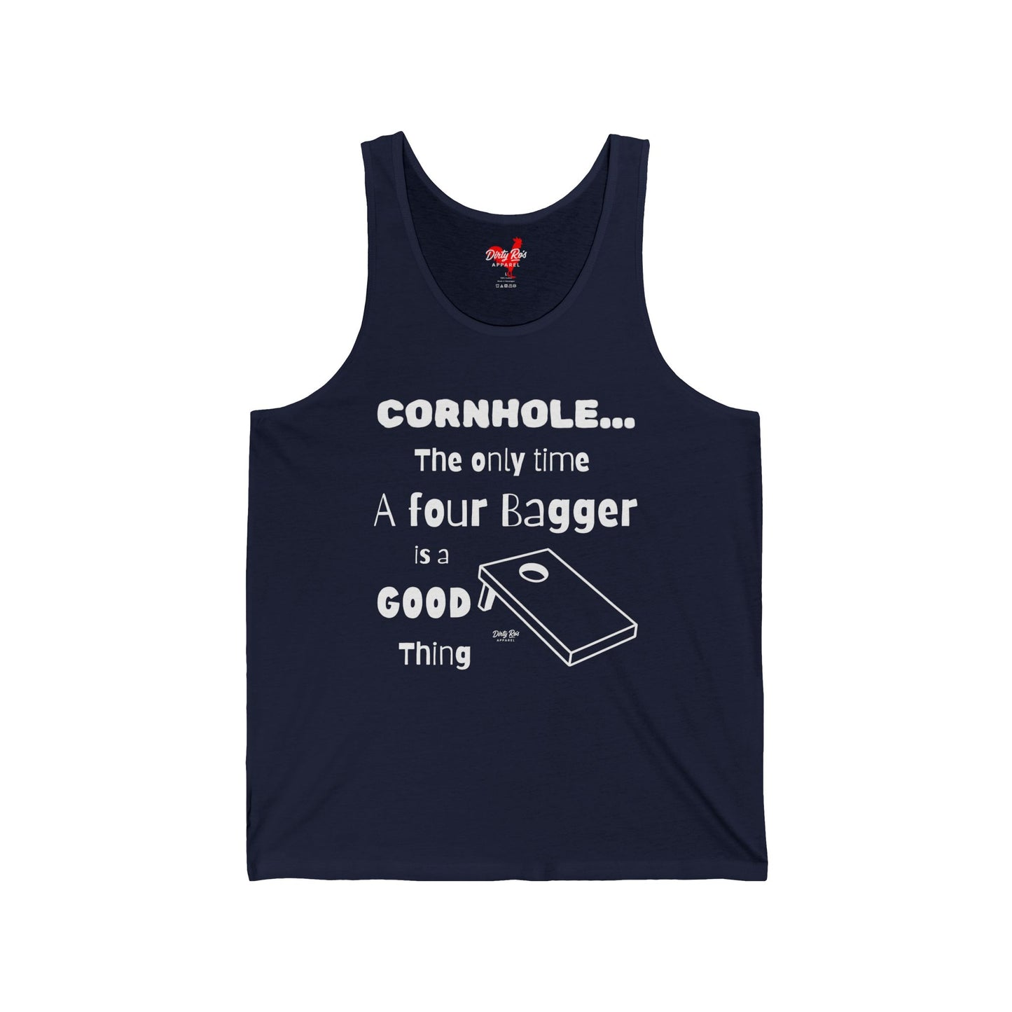 Cornhole The Only Time a Four Bagger is a Good Thing | Tank Top