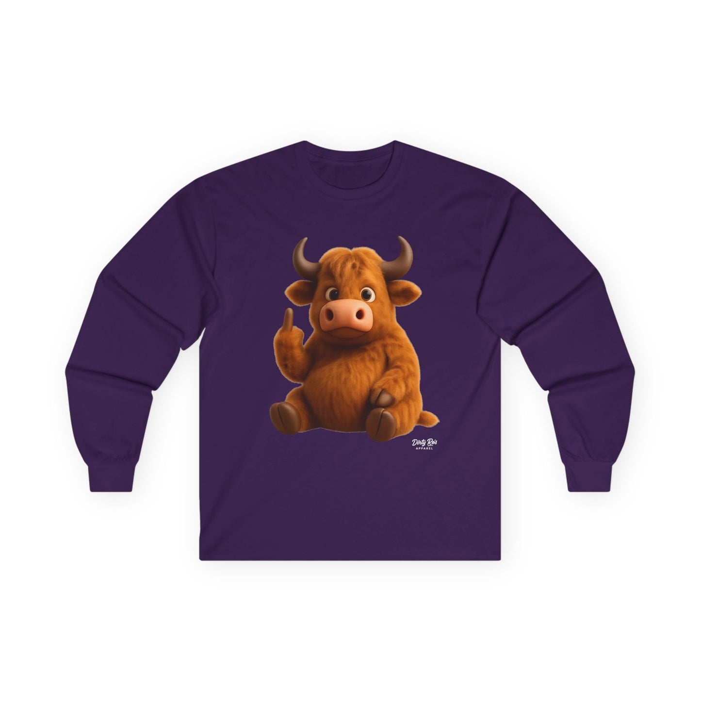 Fuzzy Cow FU | Long Sleeve Tee