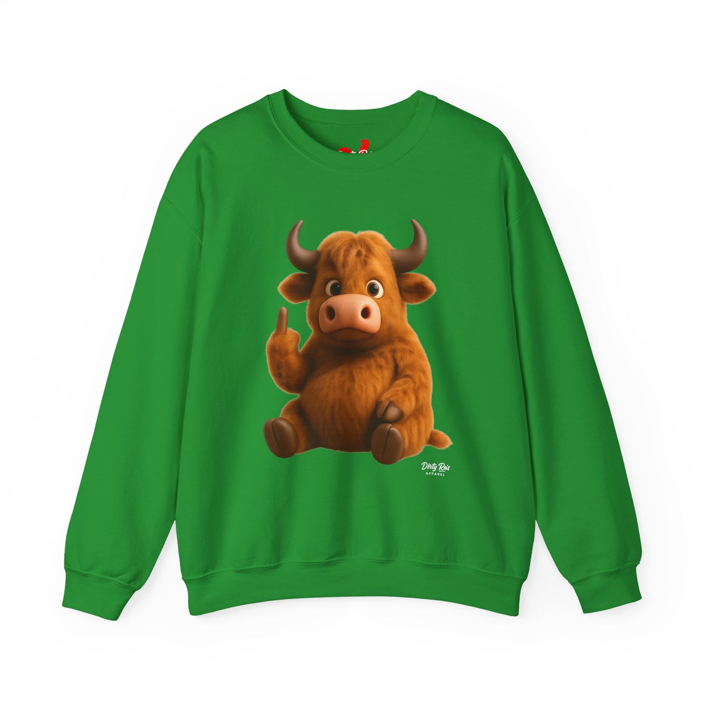 Fuzzy Cow FU | Crewneck Sweatshirt