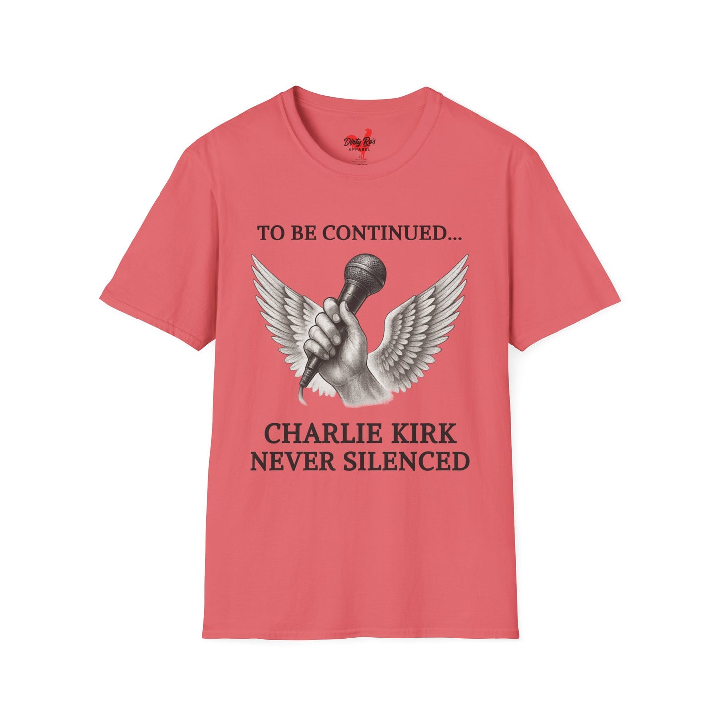 Never Silenced – Charlie Kirk Legacy | Soft AF Tee