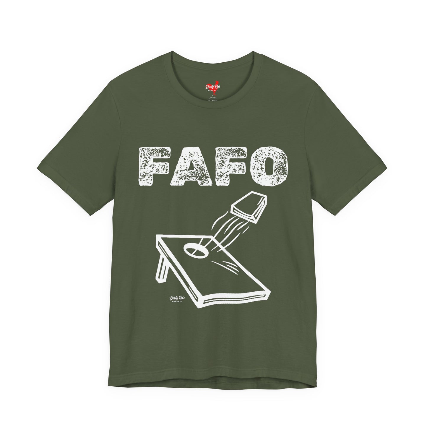 FAFO Cornhole Shirt – Funny Toss & Talk Shit Tee for Backyard Legends