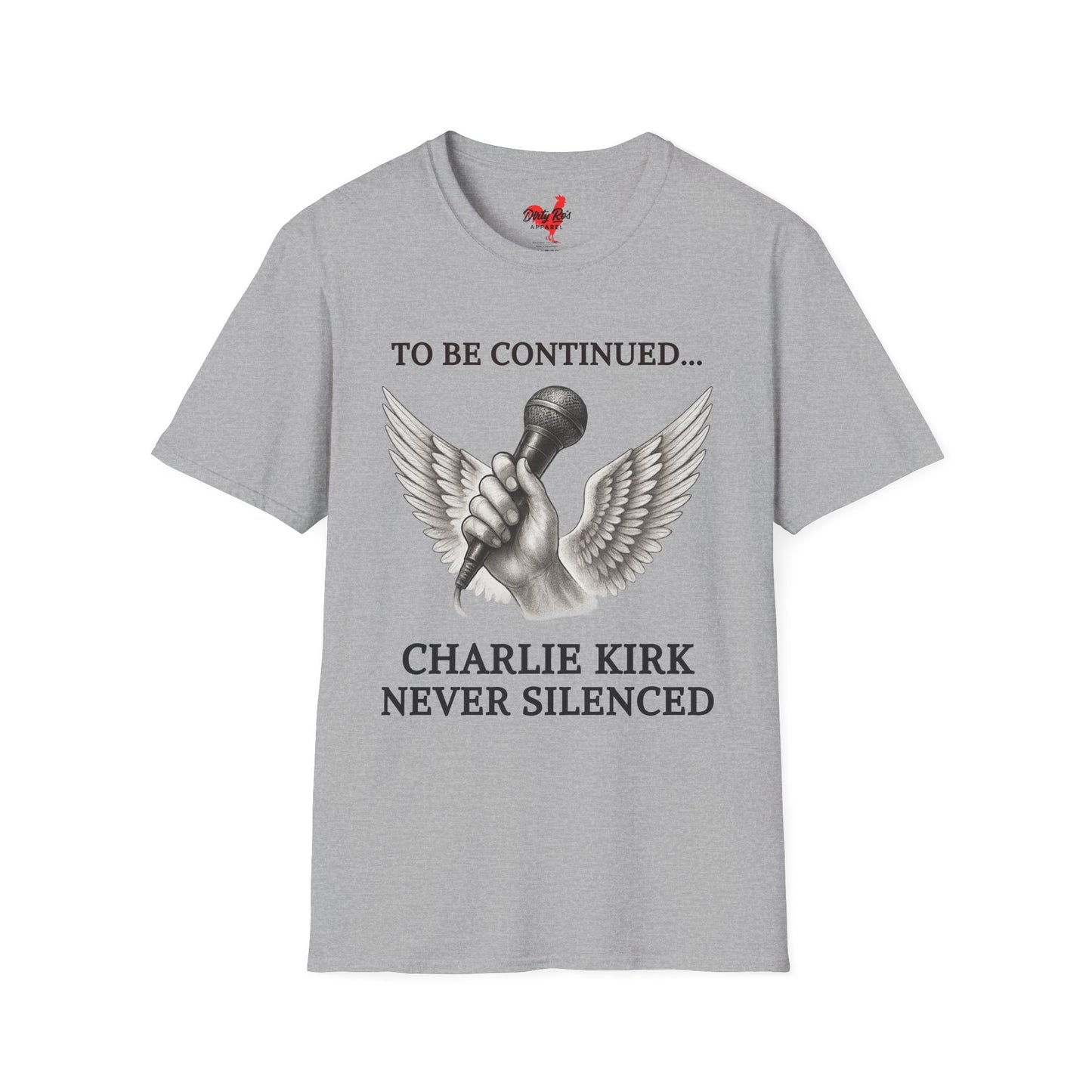Never Silenced – Charlie Kirk Legacy | Soft AF Tee
