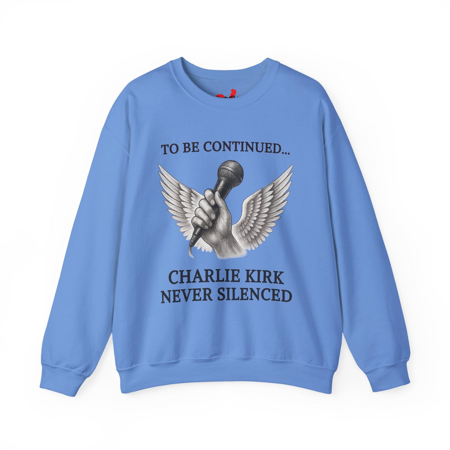 Never Silenced – Charlie Kirk Legacy | Crewneck Sweatshirt