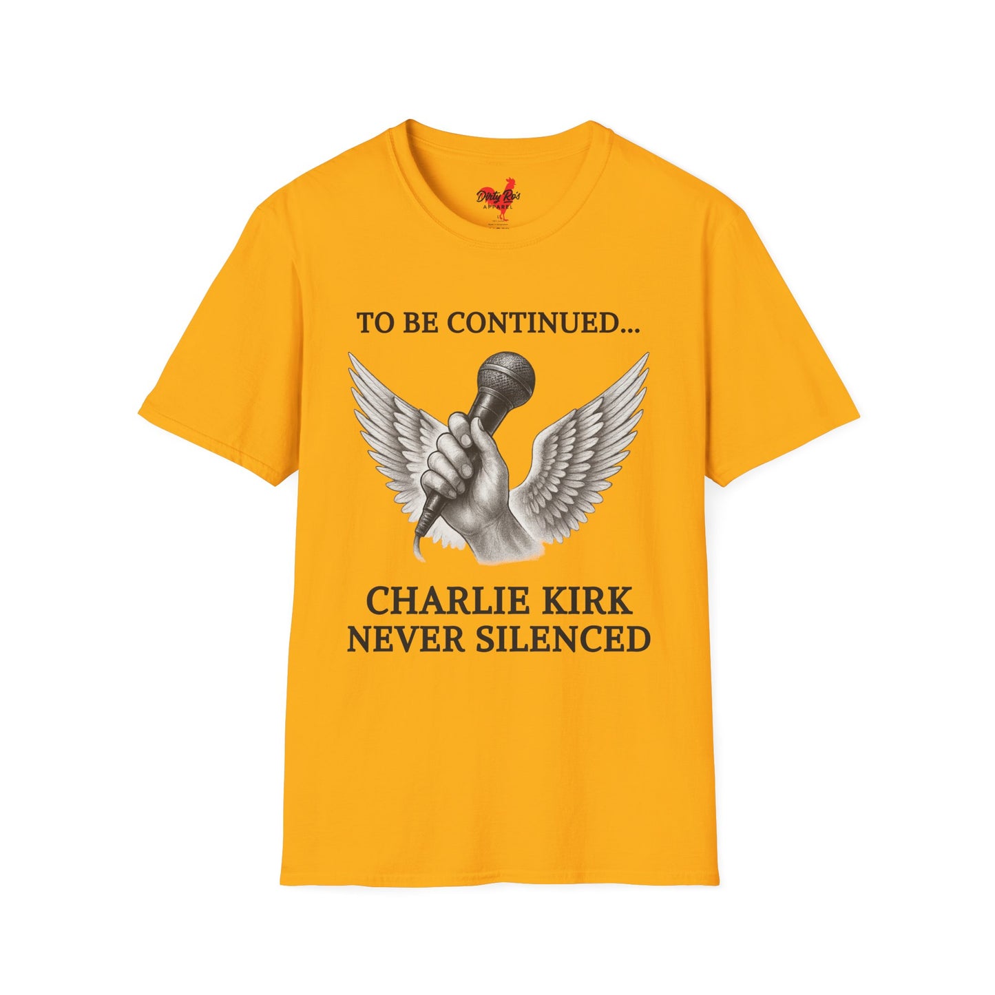 Never Silenced – Charlie Kirk Legacy | Soft AF Tee