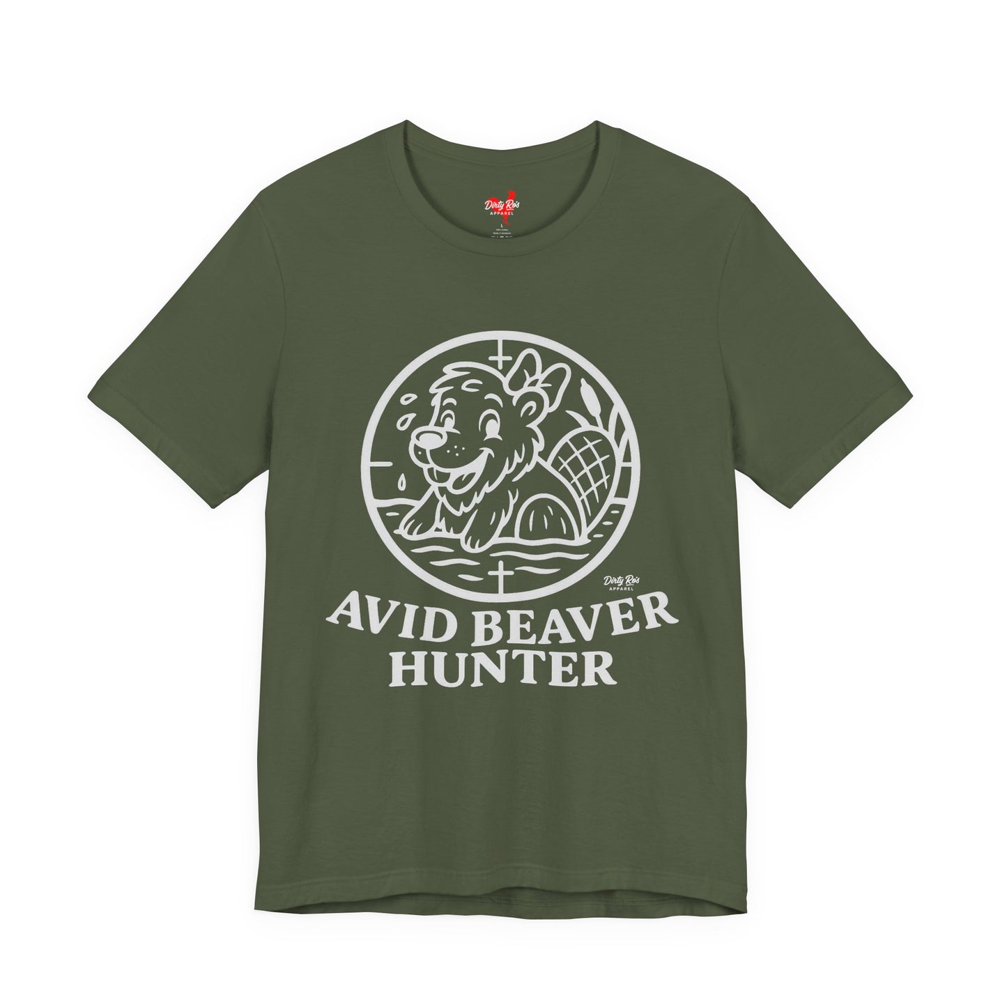 Funny Avid Beaver Hunter T-Shirt – Adult Humor Outdoor Tee