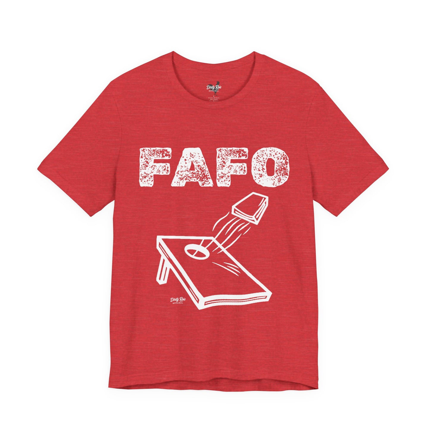 FAFO Cornhole Shirt – Funny Toss & Talk Shit Tee for Backyard Legends