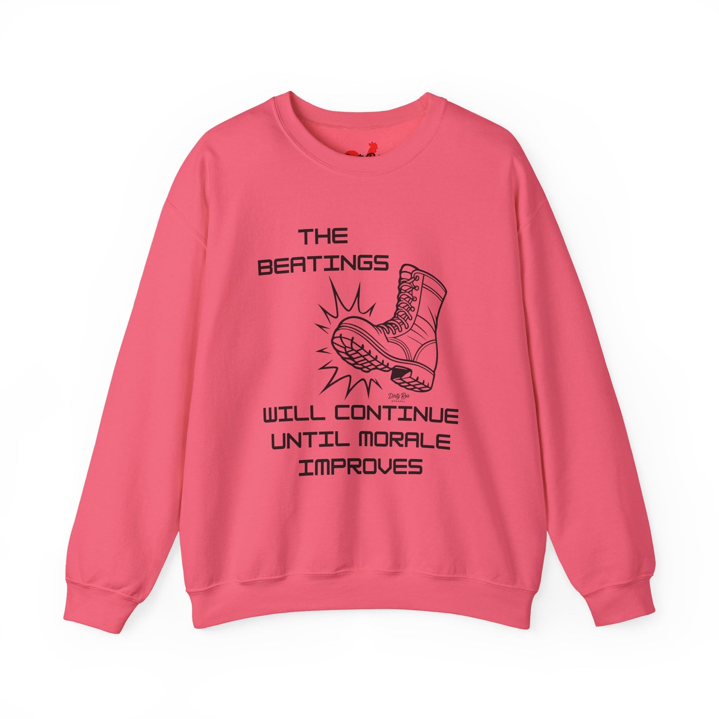 Beatings Will Continue Until Morale Improves | Crewneck Sweatshirt